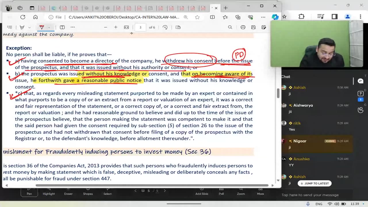 Prospectus & Allotment Of Securities part-5