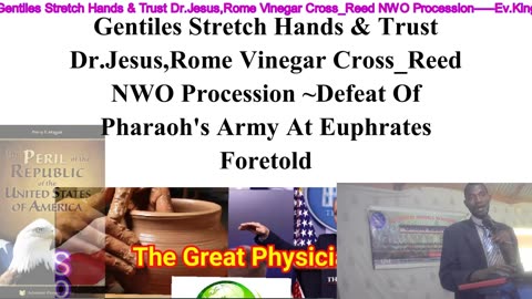 Rome Vinegar Cross_Reed NWO Procession ~Defeat Of Pharaoh's Army At Euphrates Foretold