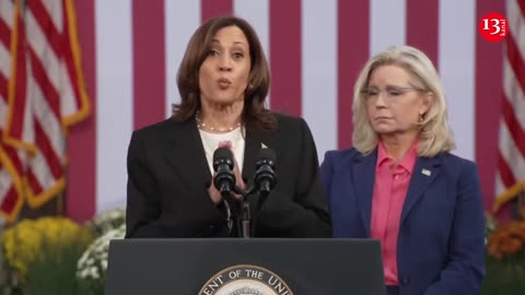 Kamala Harris campaigns with Republican Liz Cheney in Wisconsin