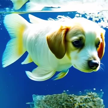 Fish with a dog's head