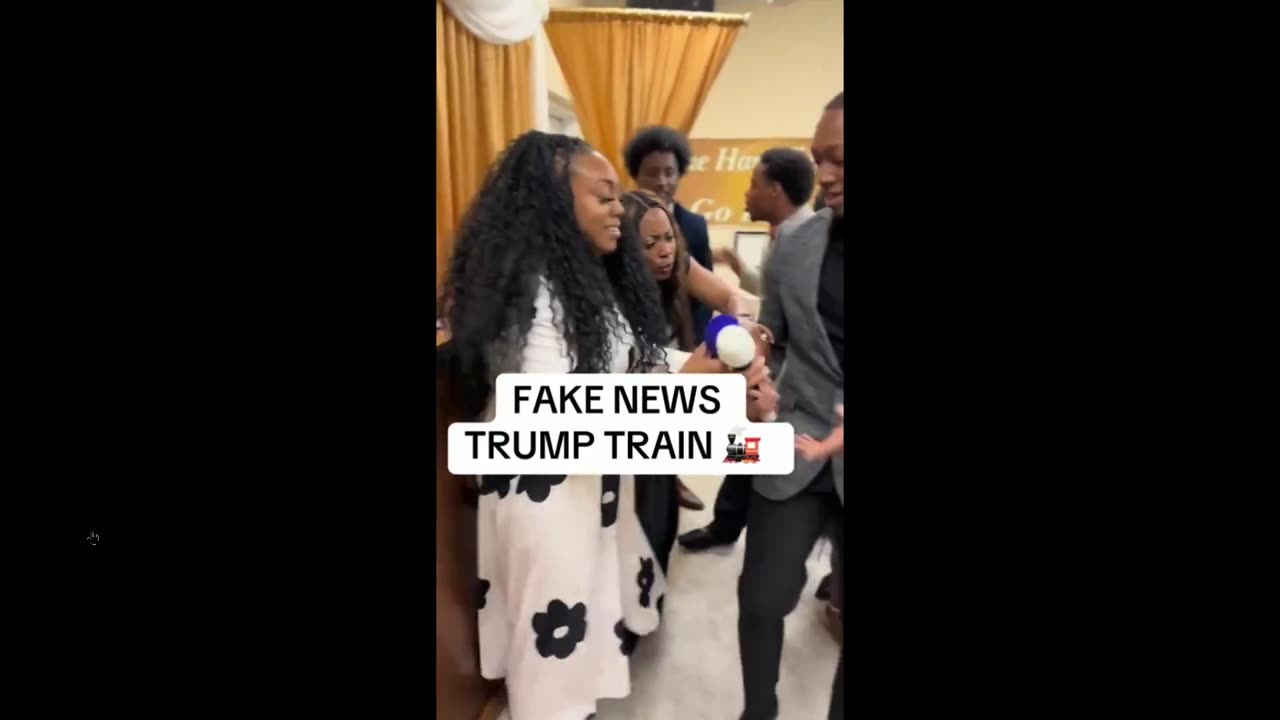 “WE ON THE TRUMP TRAIN, MAGA GANG, YOU CAN’T HANG!