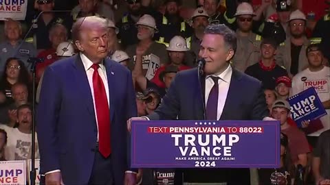 LIVE Donald Trump delivers remarks at a campaign rally in Indiana, PA