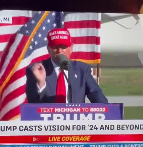 Trump just now: At a certain level they can’t cheat on the 2024 election?TRUMP KNOWS!