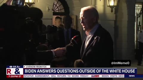 BIDEN CONFUSE: “Oh, the storm zone. I'm with what storm they're talking about.”