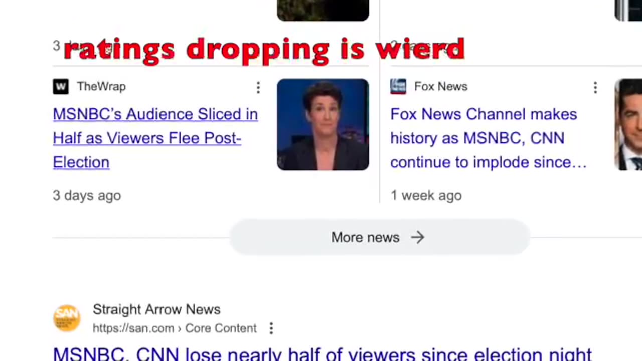 looking back at the weird mainstream media before the collapse