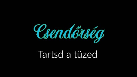 Csendőrség ¦ Tartsd a tüzed (hivatalos audió)