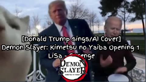 [Donald Trump sings/AI Cover] Demonslayer:Kimetsu no Yaiba Season 1 Opening LiSa - Gurenge