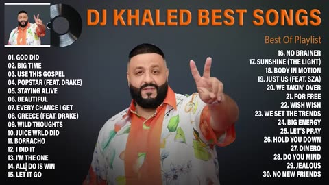 D J K H A L E D - Greatest Hits - TOP 100 Song's