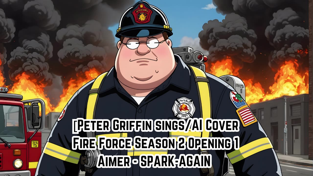 [Peter Griffin sings/AI Cover] Fire Force Season 2 Opening 1 Aimer - SPARK-AGAIN