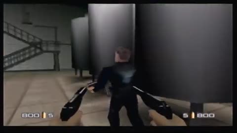 Goldeneye 007 Taking out 006 in Facility Level