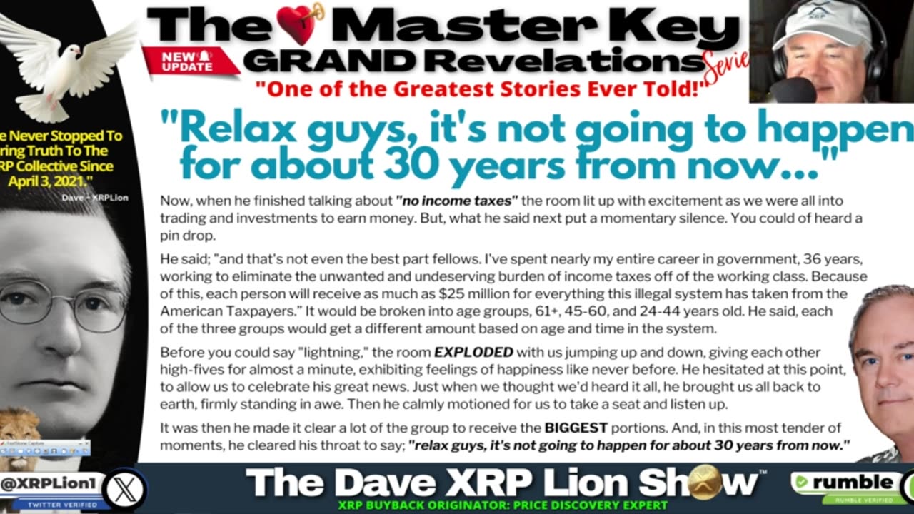 DAVE XRP LION: (REVISED) SECRET 1994 NESARA/GESARA MTG REVEALED!-SEPT '23-(MUST WATCH) TRUMP NEWS