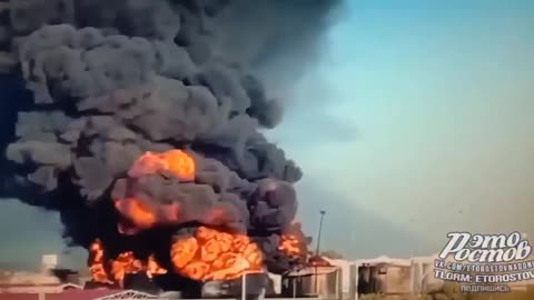 Incredible Footage of Multiple Tanks Exploding at Rostov Oil Depot(Day 12+)