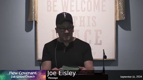 September 22 2024 - Joe Eisley - With the Message