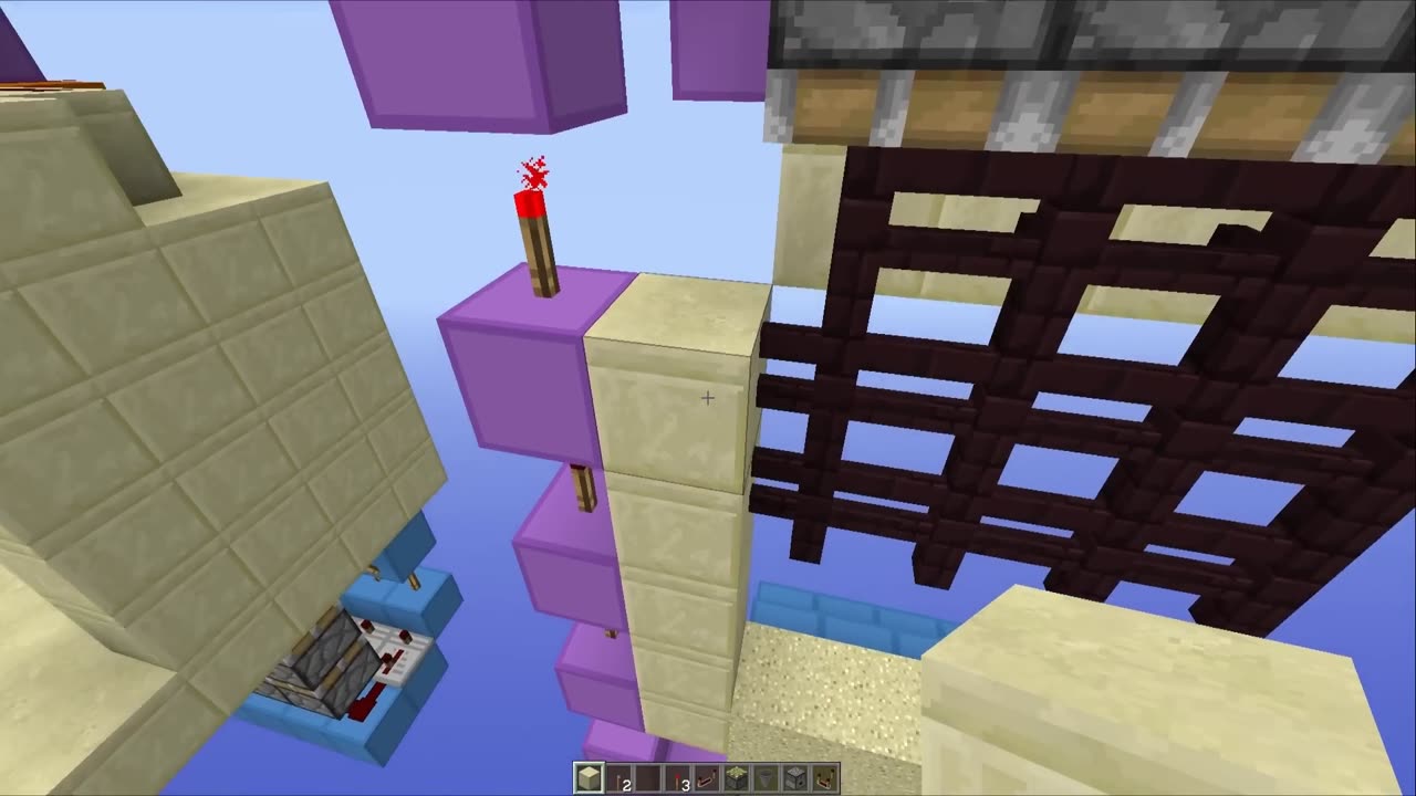 Minecraft: Simple Piston Castle Gate [Portcullis]