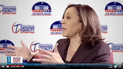 Hugh Hewitt (Salem News Network) : Commentary on Trump Ad Showing Kamala Transgender Policy