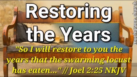 Restoring the Years (5) : What You Lost