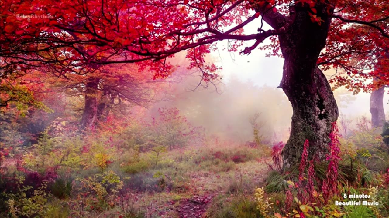 Colorful Flowers and Nature- A Visual Symphony for Relaxation - 8 mins