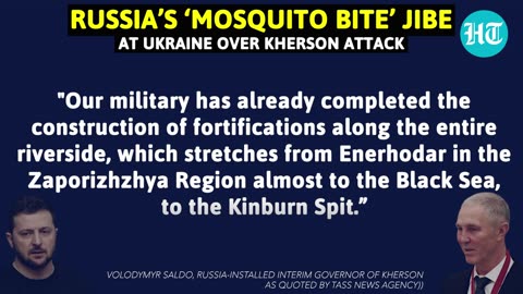 Russian rockets stall Ukraine troops over Dnieper River in Kherson | Watch dramatic footage