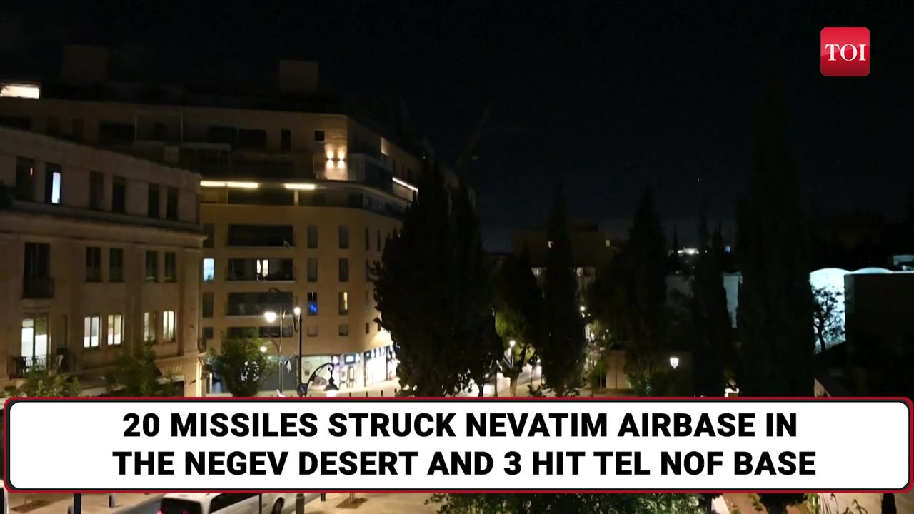 25 Iranian Ballistic Missiles Overwhelmed Iron Dome Before Hitting 3 Israel Military Bases - Report