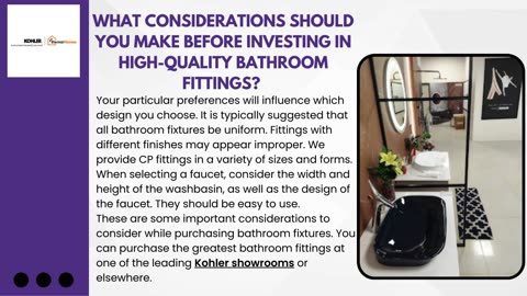 What Considerations Should You Make Before Investing in High-Quality Bathroom Fittings?