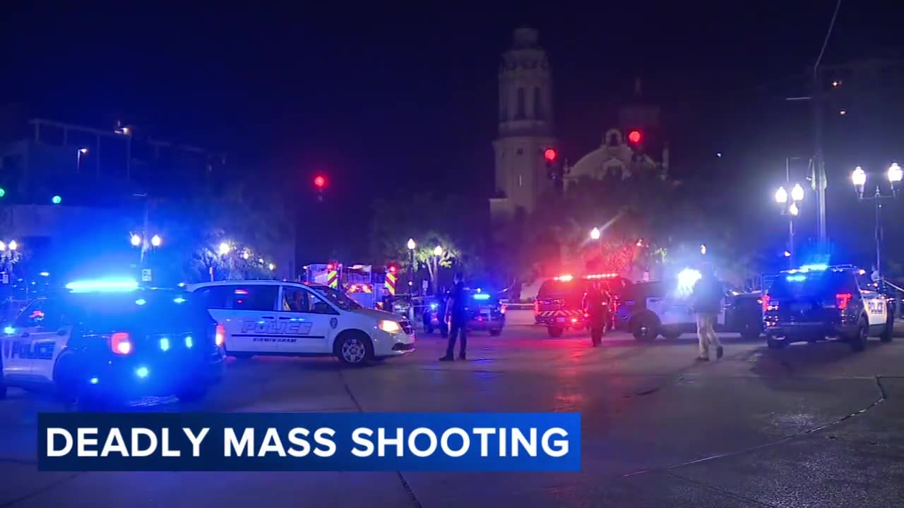 Search underway for suspects in Alabama mass shooting that killed 4 and injured 17