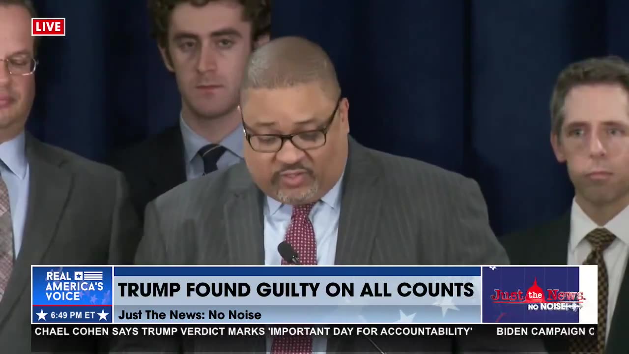 DA Alvin Bragg addresses jury's guilty verdict in Trump's hush money case