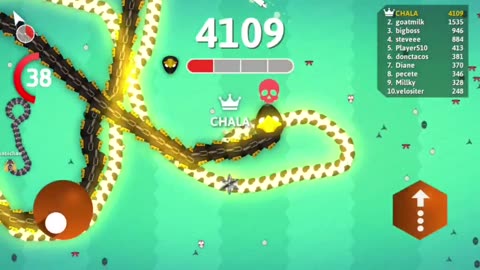 Boss Snake Try To Kill Me Snake.io Epic Snake.io Gameplay #chala #snake