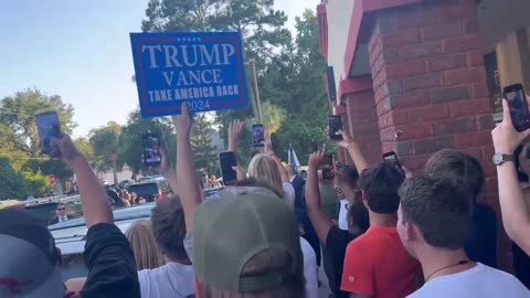 Guess who these people are greeting???