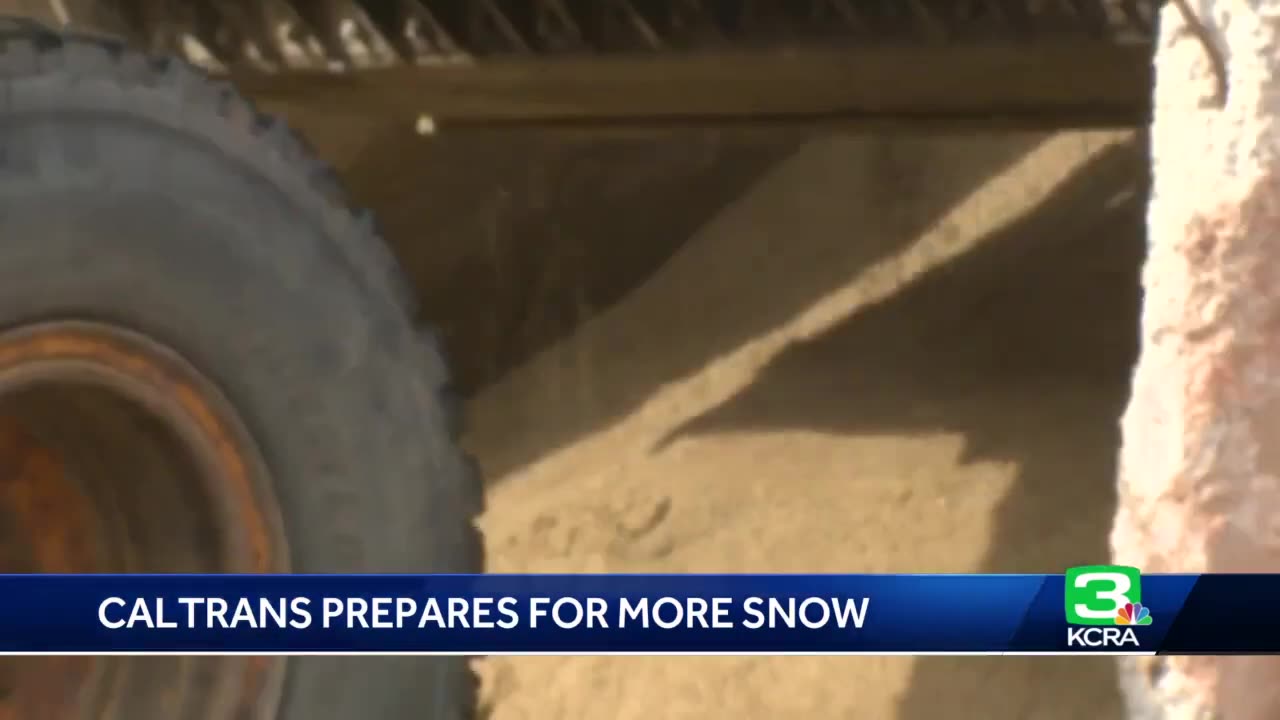 Caltrans prepares Sierra roads for yet another storm