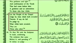 Surah 5:47 Christian Scripture Is Reliable