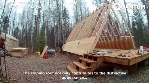 Man Builds Wood Cabin in the ALASKAN Wilderness | by @norsetoalask