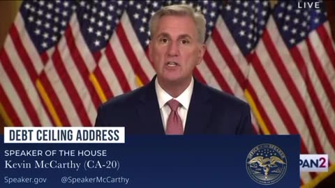 Speaker McCarthy addresses the nation about a responsible debt limit