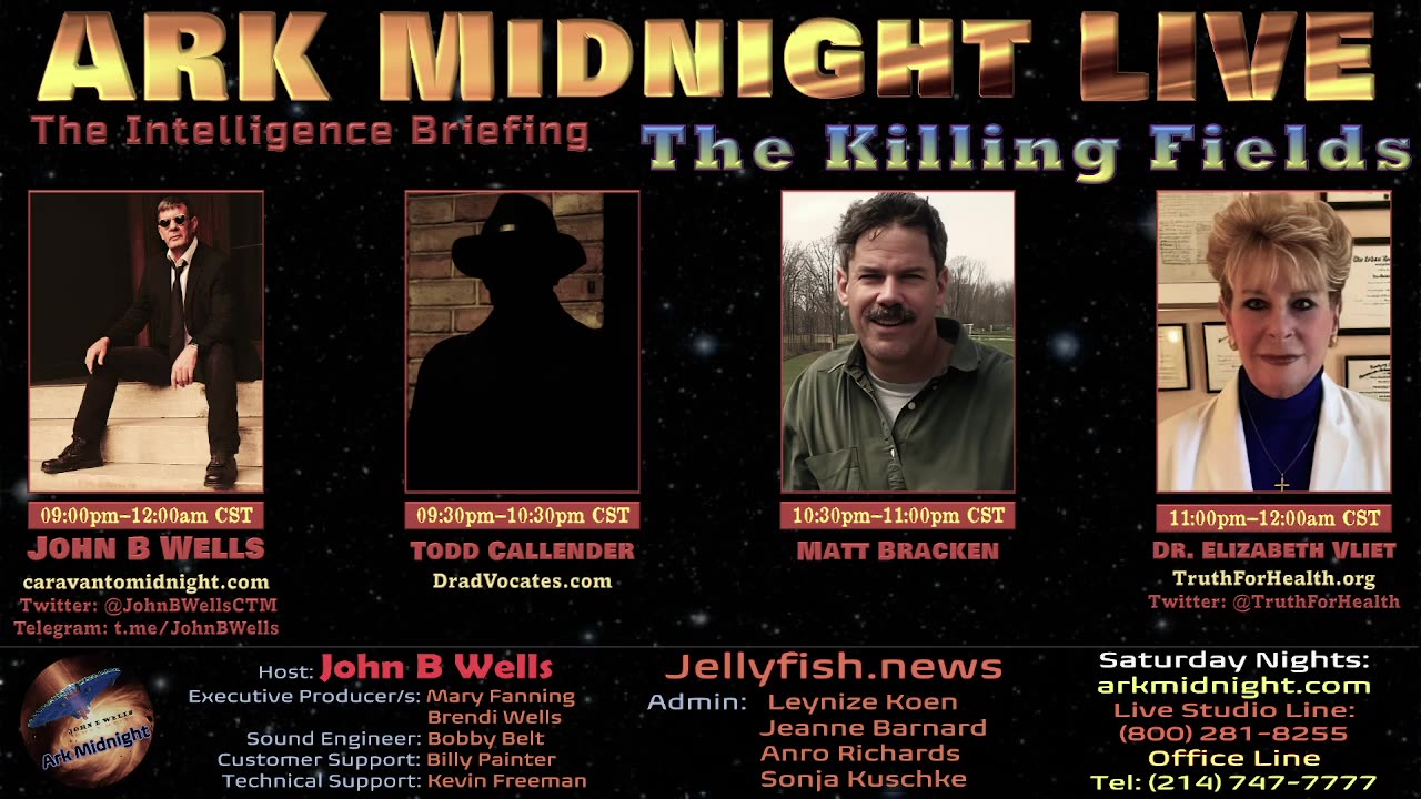 The Intelligence Briefing / The Killing Fields - John B Wells LIVE
