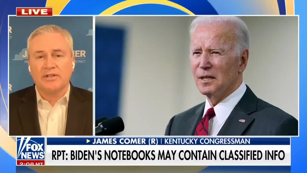 Nothing Biden Did With Classified Docs Was Normal: Rep Comer