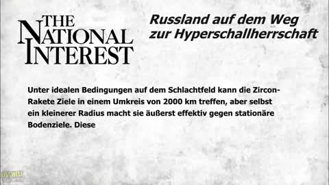 Russische Hyperschalltechnologie