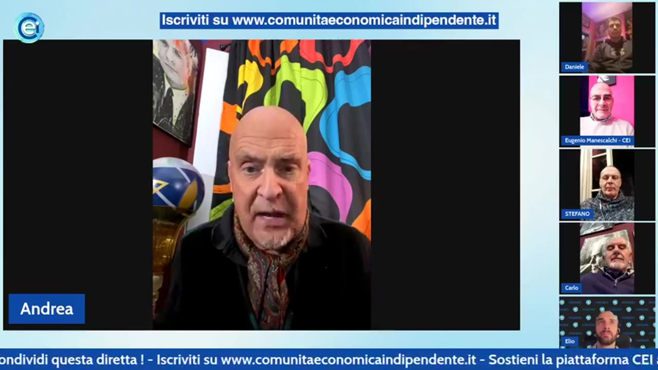 (10 FEBBRAIO 2023) - “LA DIRETTA DELLA COMUNITÀ ECONOMICA INDIPENDENTE, con Andrea Colombini!!”😉😎🇮🇹