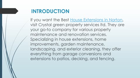 Best House Extensions in Norton