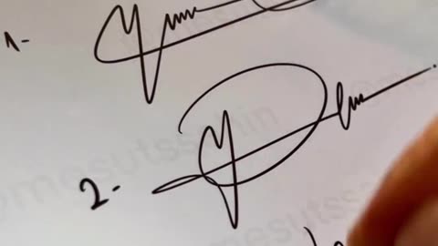 M signature