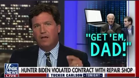 Hunter Biden threatened Tucker Carlson with a lawsuit for talking about his laptop.