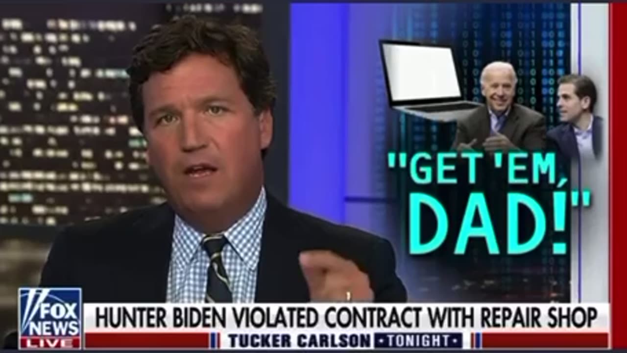Hunter Biden threatened Tucker Carlson with a lawsuit for talking about his laptop.