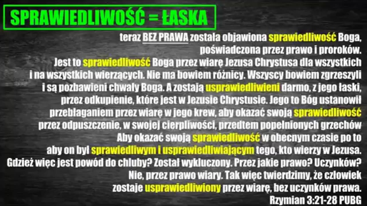 SZUKAJ SPRAWIEDLIWOŚCI JEGO