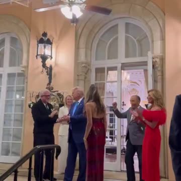 President Donald J. Trump does his Trump dance with Glenn Beck