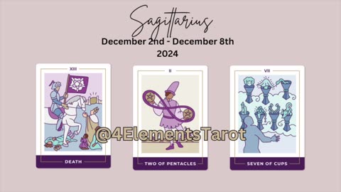 Sagittarius: Transformation, Balance & Choices - Dec 2nd-8th Tarot Reading