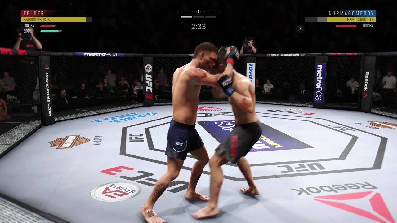 PS4 bot Paul Felder vs user Khabib Nurmagomedov