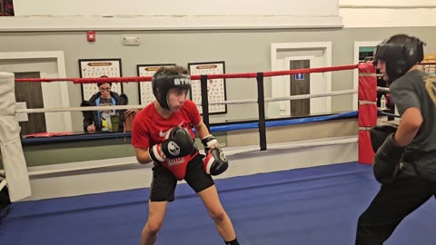 Joey sparring Tommy. 12/2/24