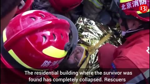 Chinese rescue team lifts survivor trapped for over 100 hours out of debris in quake-hit Antakya