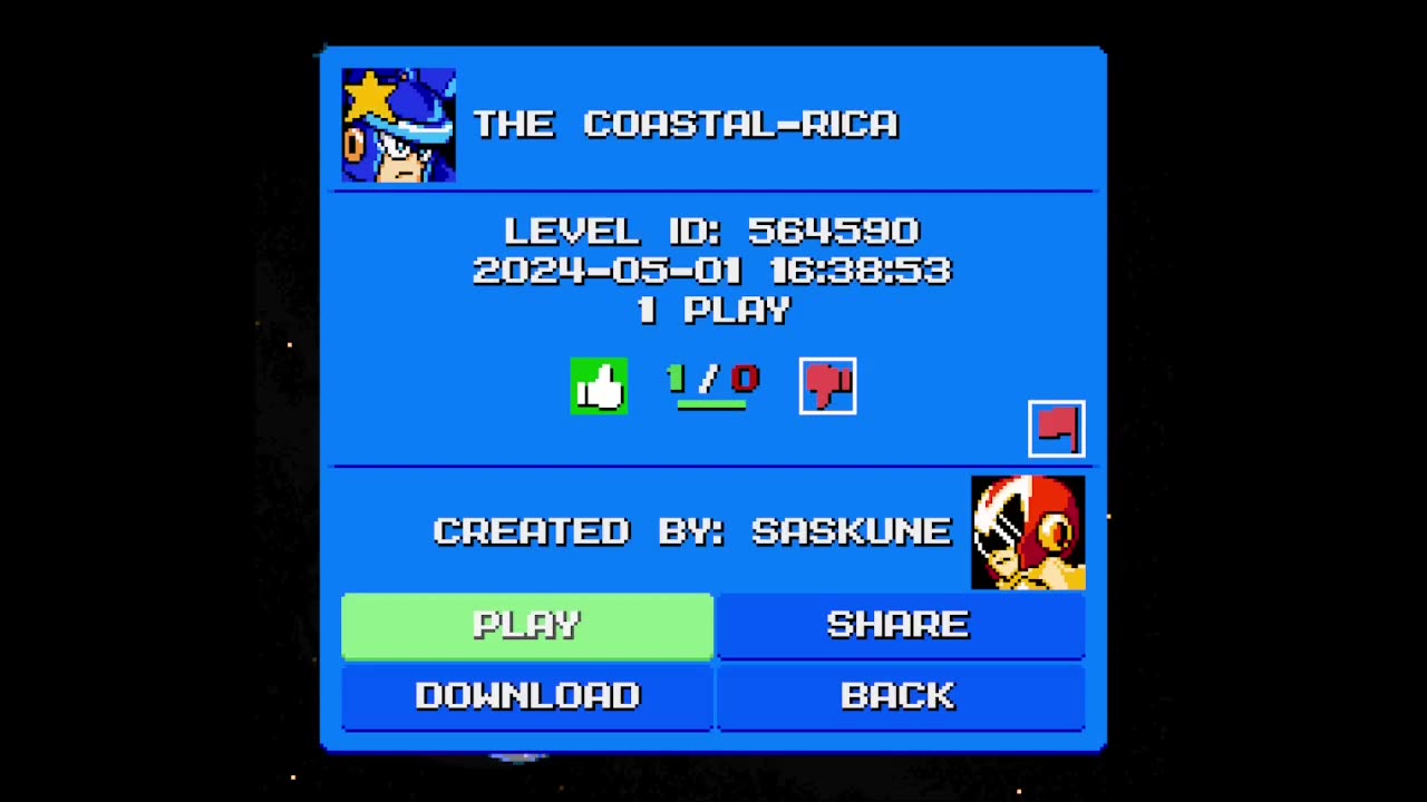 Mega Man Maker Level Highlight: "The Coastal-Rica" by Saskune