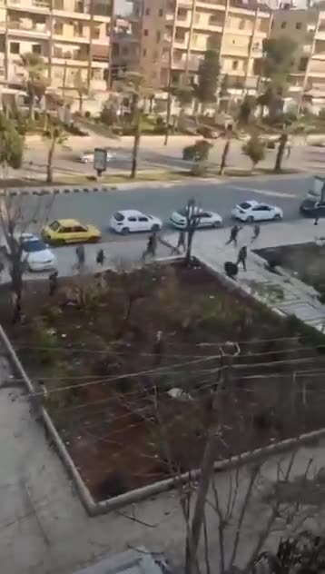 HTS terrorists infiltrate into an area in Aleppo city to terrify people