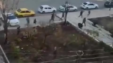 HTS terrorists infiltrate into an area in Aleppo city to terrify people