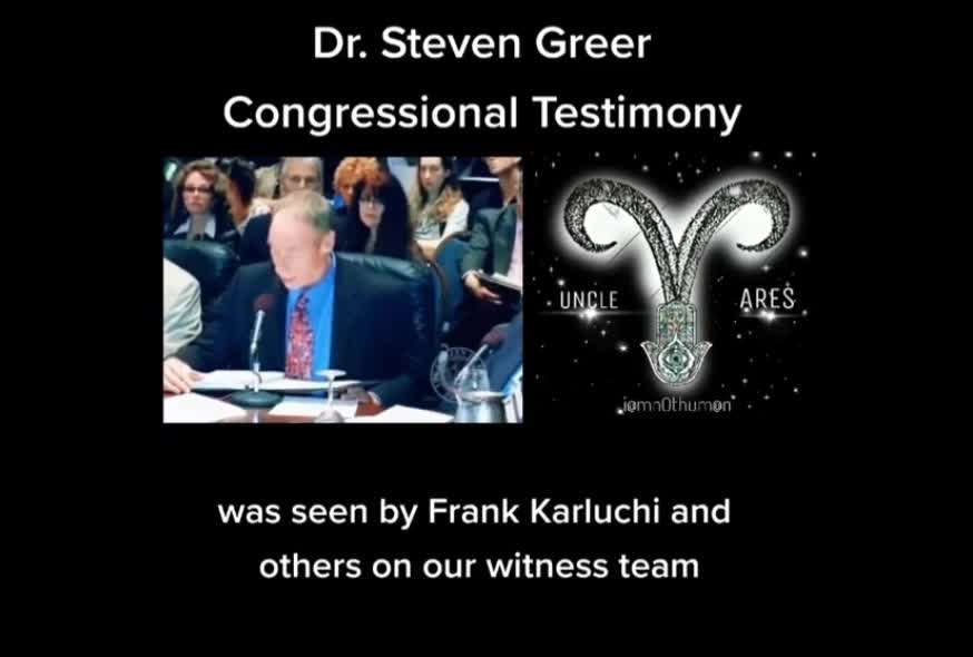 Dr Steven Greer Congressional UFO Technology Testimony